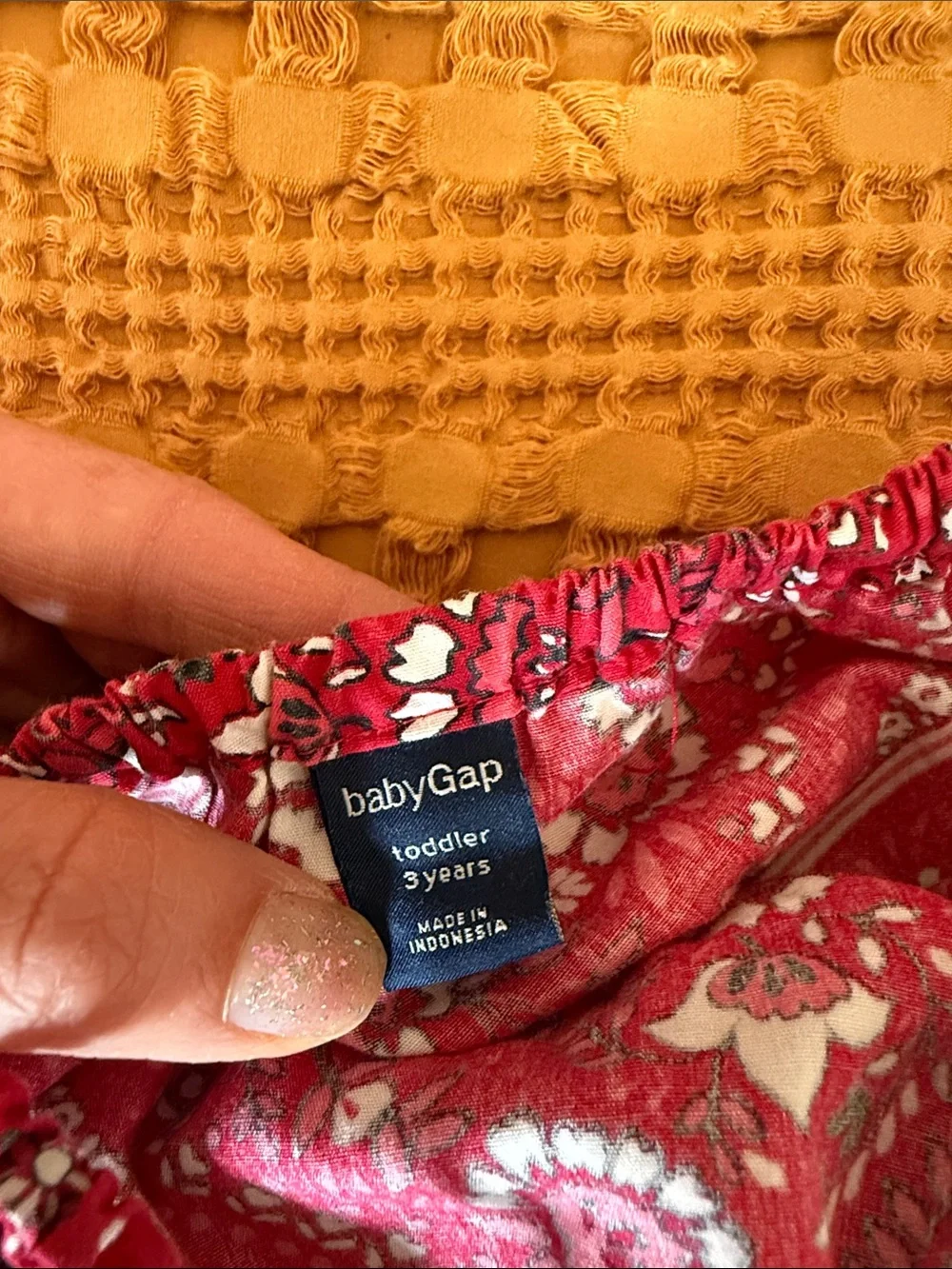 GAP Girls Pink Bandana Print Sleeveless Romper